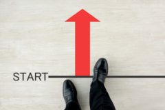 スタートに立つ